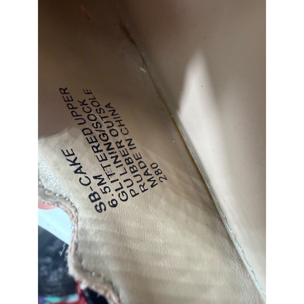 Betsey Johnson SB-CAKE Shoes Womens Size 6.5 Gold Glitter Flats Dressy - Picture 5 of 13